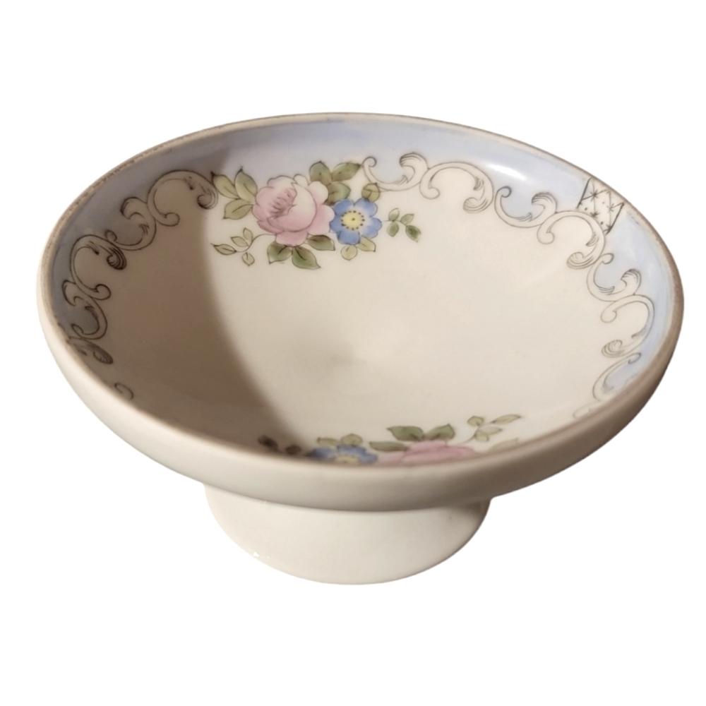 RARE! VTG 1920S! NORITAKE JAPAN Hand-painted Nippon Trinket Dish